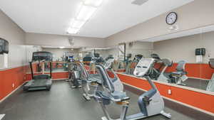 View of workout area