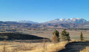 View of mountain feature featuring a rural view