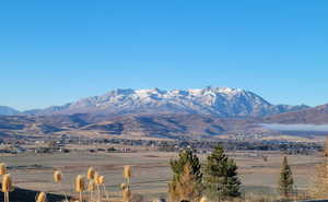 Mountain view featuring a rural view