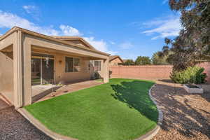 View of yard featuring a patio area