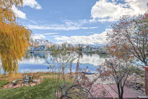 Property view of water featuring a mountain view