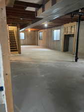 View of basement