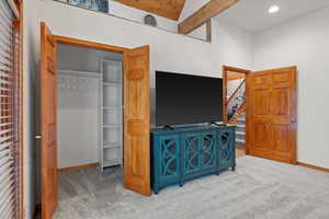 One of two walk-in closets!