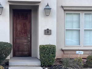 View of entrance to property