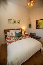 Bedroom featuring hardwood / wood-style floors