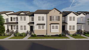 View of townhome / multi-family property