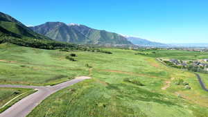 View of mountain feature with a rural view