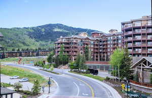 View of apartment building / complex with a mountain view