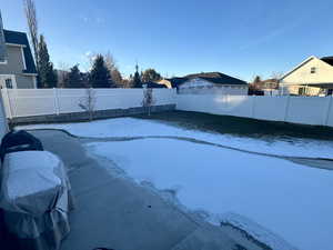 Backyard patio