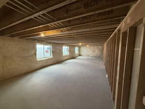 View of basement