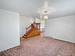 View from formal living room