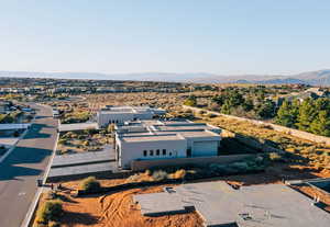 Bird's eye view featuring a mountain view