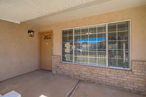 View of entrance to property