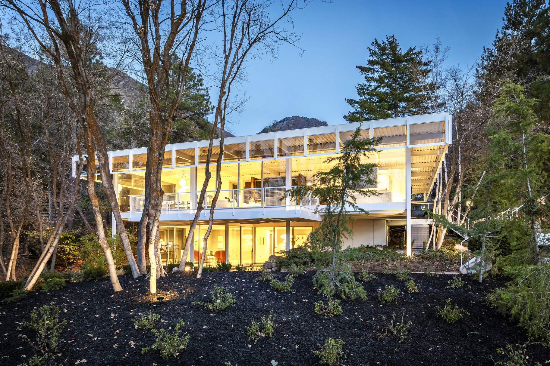 View of back of house