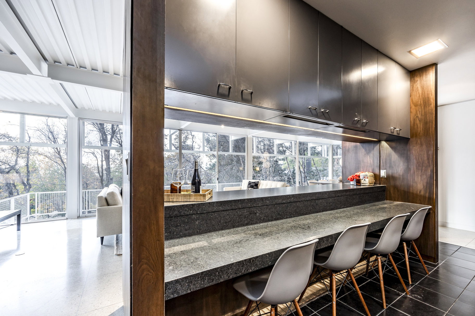View of bar