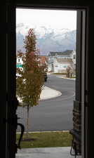 View of road featuring a mountain view