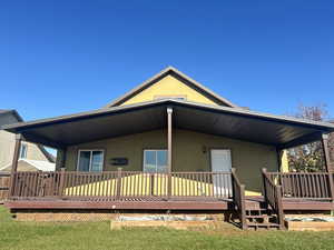 View of rear view of house