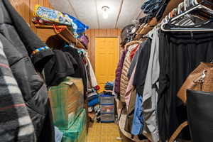 View of spacious closet