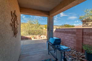 View of patio