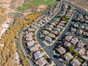 Bird's eye view of neighborhood