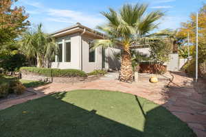 View of yard featuring a patio area