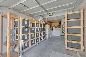 View of storage room