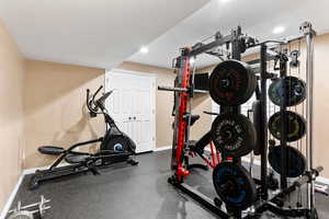 View of workout room