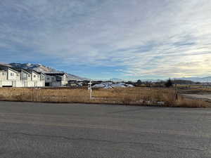 View of street featuring a mountain view