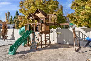 View of jungle gym