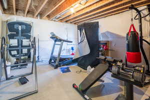 View of workout area