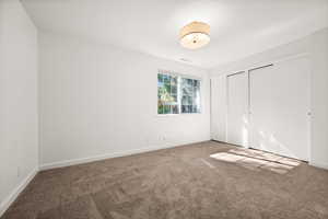 ADU - 1 bedroom featuring new carpet and paint.