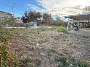 View of yard featuring a patio area