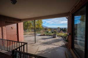 View of patio