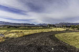 Mountain view with a rural view