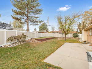 View of yard featuring a patio area