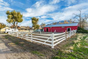 Fenced Stable Area