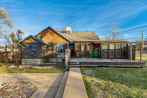 Back of Home and Sunroom