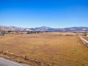 Mountain view with a rural view