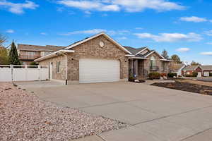 Nice big driveway with RV parking all the way to the back.