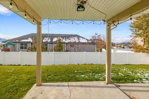 View of patio