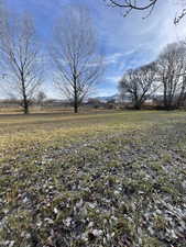 View of yard featuring a rural view