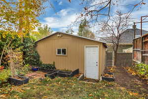 View of outbuilding