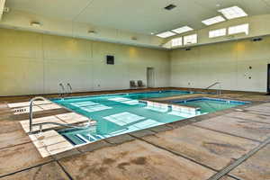 View of indoor pool