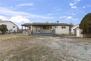 View of back of house