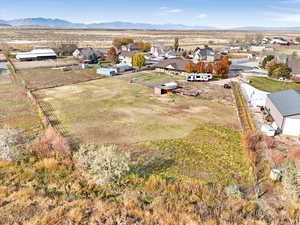 Bird's eye view featuring a mountain view