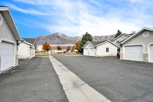 View of road featuring a mountain view