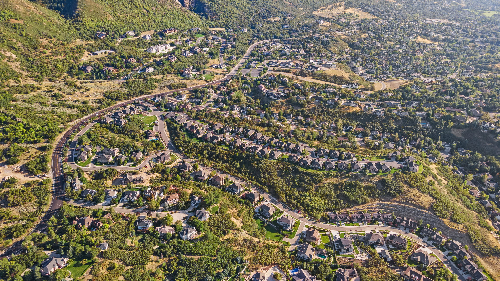 Drone / aerial view