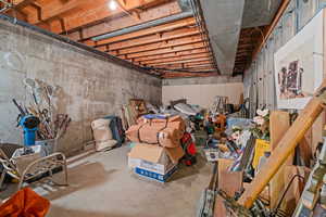 View of basement