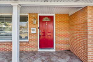 View of property entrance