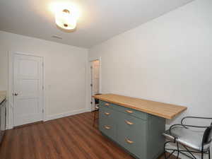 basement kitchen dinning area